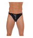 Rimba Amorable by Rimba - String met lak look - One Size - Zwart