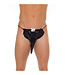 Rimba Amorable by Rimba - String met olifantenkop - One Size - Zwart