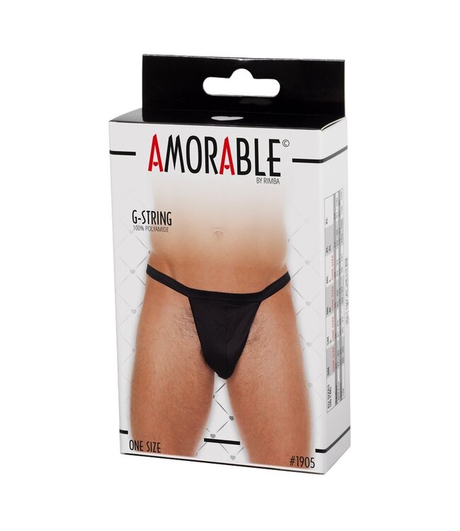 Amorable by Rimba - String - One Size - Zwart