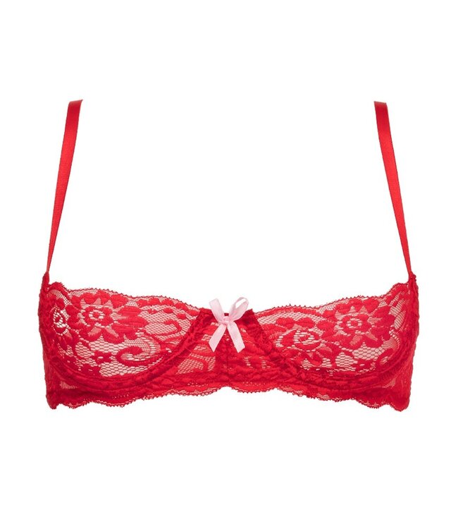Amorable by Rimba - 1/2 Cup BH - Rood