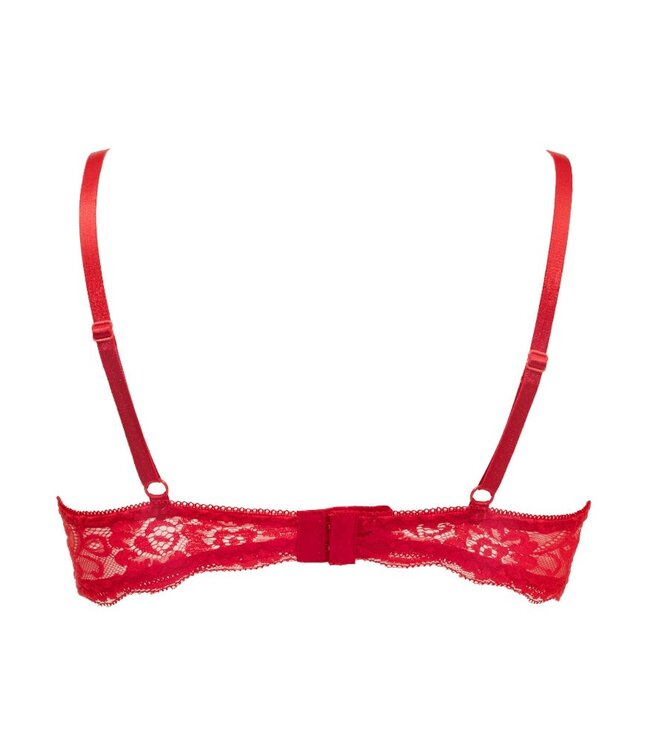 Amorable by Rimba - 1/2 Cup BH - Rood