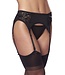 Rimba Amorable by Rimba - Jarretel met Slip en Kousen - One Size - Zwart