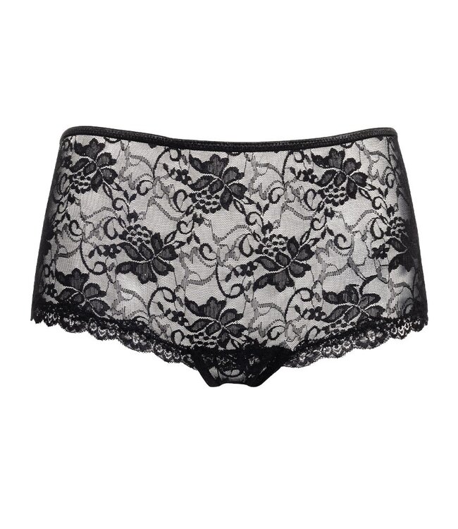 Amorable by Rimba - Slip met Open Achterkant - One Size - Zwart