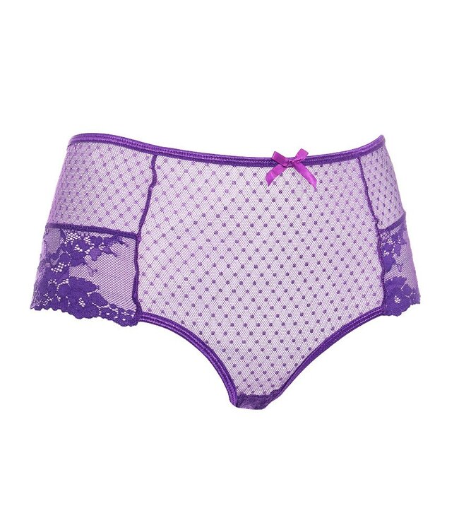 Amorable by Rimba - Slip met Open Achterkant - One Size - Paars