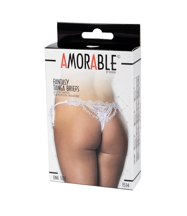 Amorable by Rimba - Tanga Slip - One Size - Wit