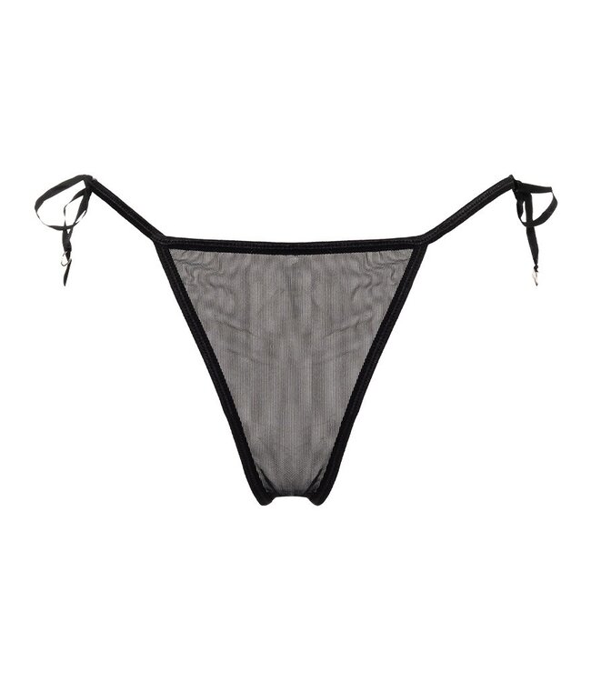Amorable by Rimba - Tanga Slip - One Size - Zwart