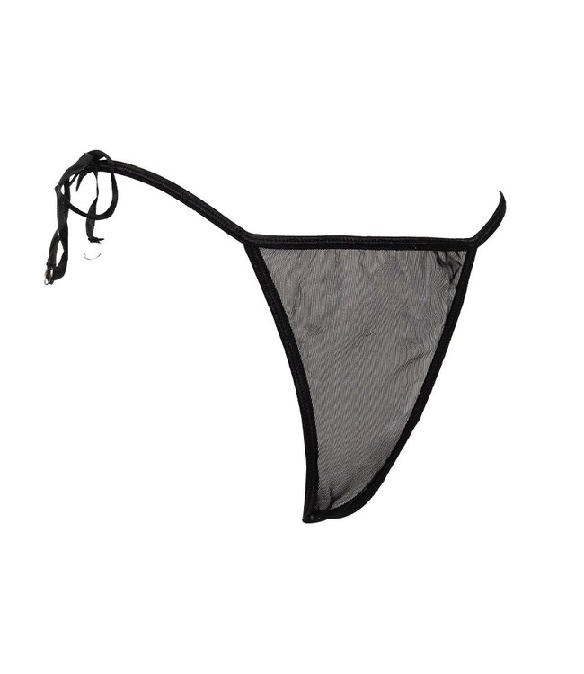 Amorable by Rimba - Tanga Slip - One Size - Zwart