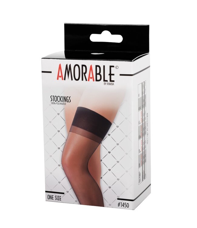 Amorable by Rimba - Kousen - One Size - Zwart