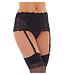 Rimba Amorable by Rimba - Jarretelgordel met Kousen - One Size - Zwart