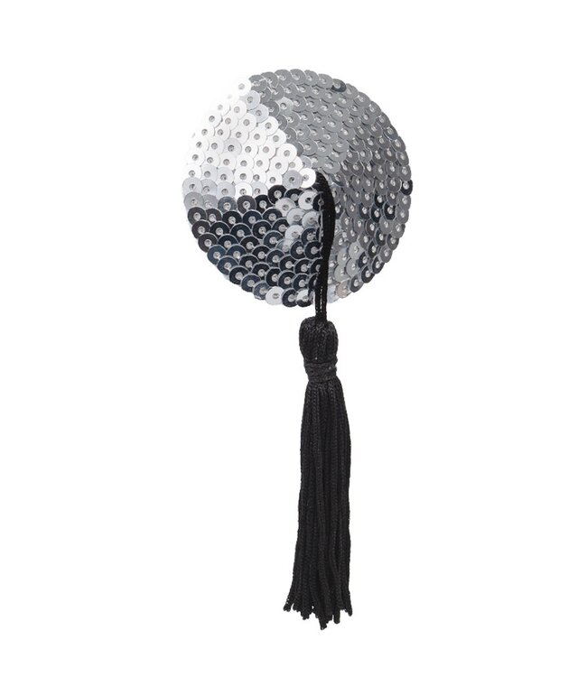 Amorable by Rimba - Tepelbedekkers met Franjes - Zilverkleurig