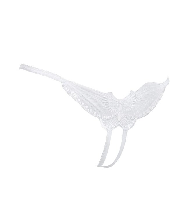 Amorable by Rimba - Open Vlinder String - One Size - Wit