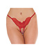 Rimba Amorable by Rimba - Open Vlinder String - One Size - Rood