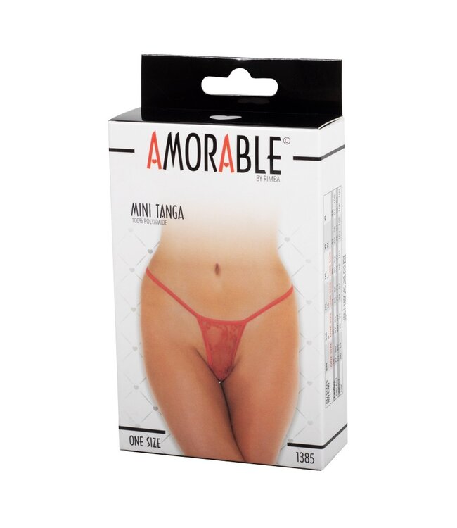 Amorable by Rimba - Mini String - One Size - Rood