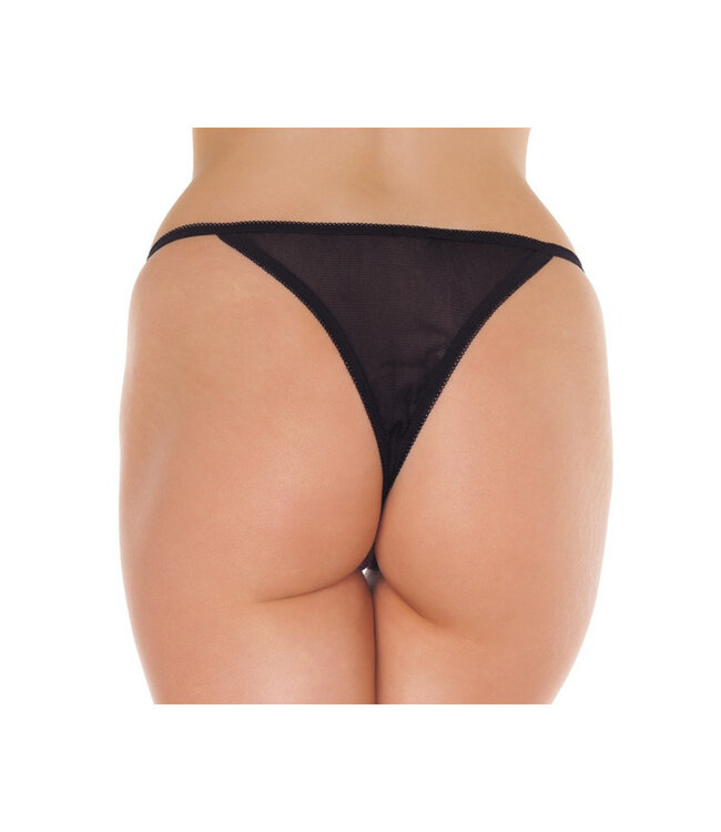 Amorable by Rimba - Open String - One Size - Zwart