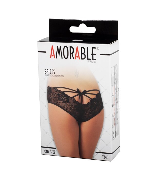 Amorable by Rimba - Slip - One Size - Zwart
