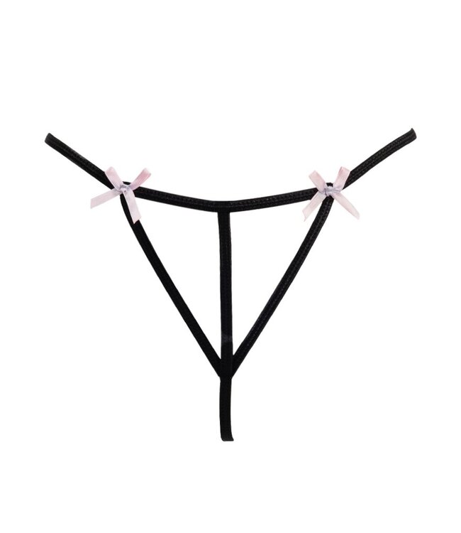 Amorable by Rimba - Open String - One Size - Zwart