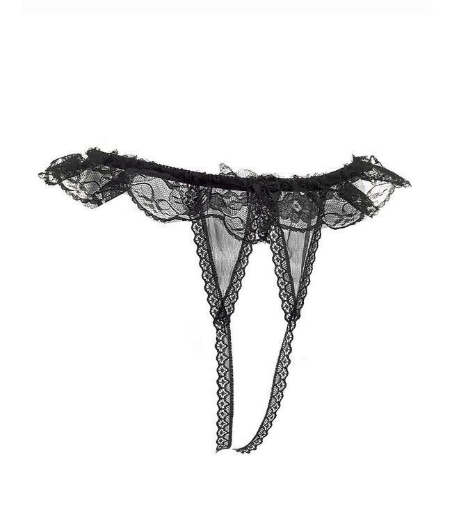 Amorable by Rimba - Open String - One Size - Zwart