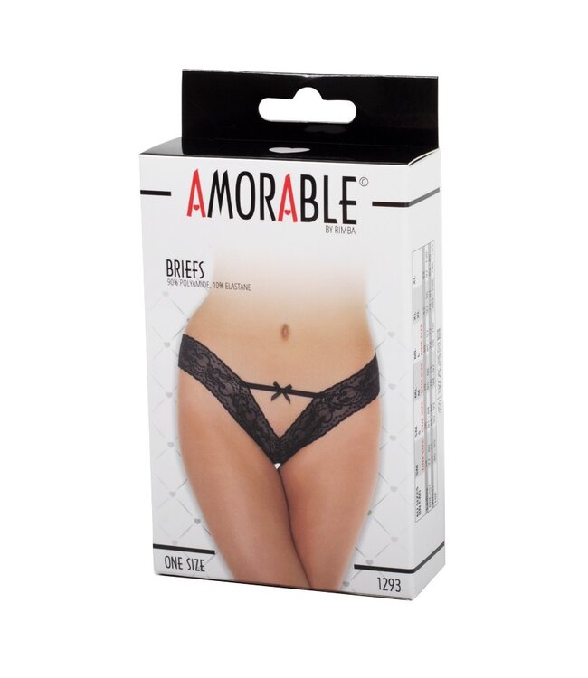 Amorable by Rimba - Slip - One Size - Zwart