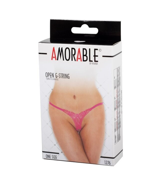 Amorable by Rimba - Open String - One Size - Roze