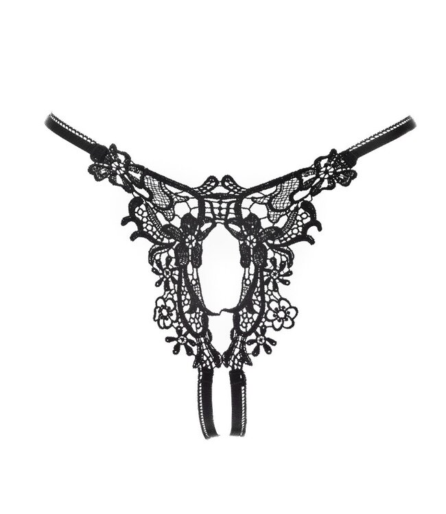 Amorable by Rimba - Open String - One Size - Zwart