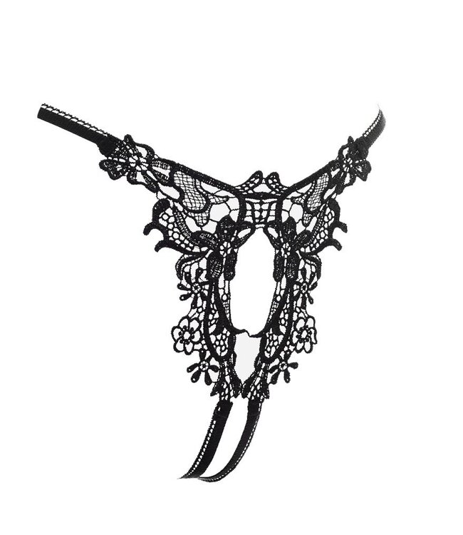 Amorable by Rimba - Open String - One Size - Zwart