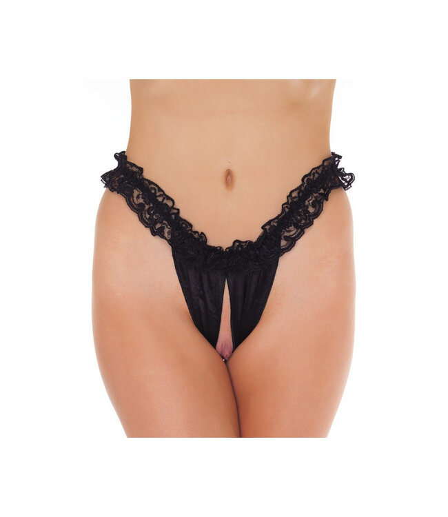 Amorable by Rimba - Open String - One Size - Zwart