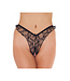 Rimba Amorable by Rimba - Open Brazilian Slip - One Size - Zwart