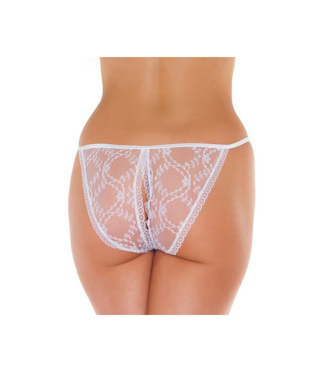 Amorable by Rimba - Open Tanga - One Size - Wit