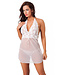 Rimba Amorable by Rimba - Mini Jurk met G-string - One Size - Wit