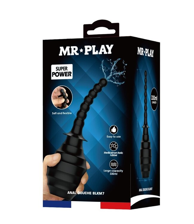 Mr. Play - Anaal Douche - BLKM7 - Zwart