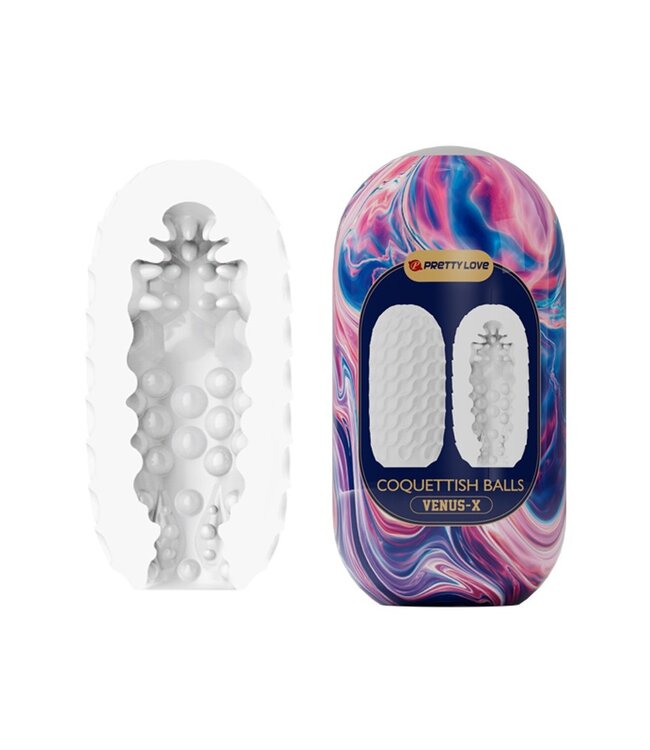 Pretty Love - Venus X - Coquettisch Ball - Masturbator - Wit