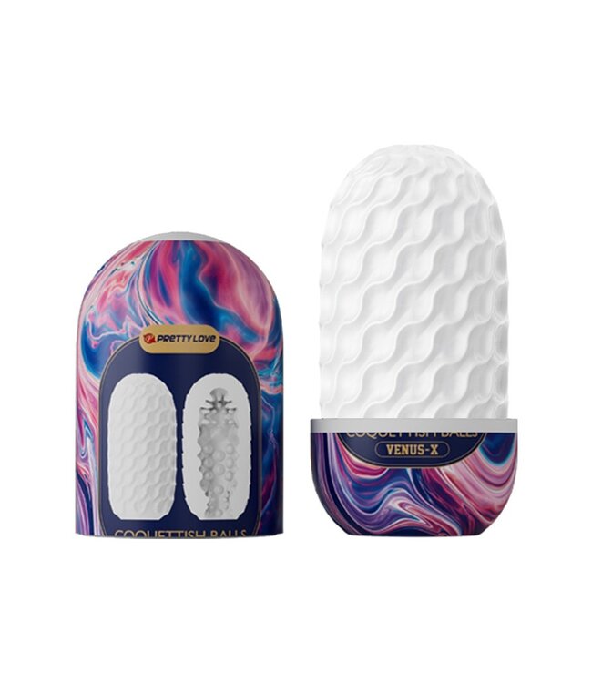 Pretty Love - Venus X - Coquettisch Ball - Masturbator - Wit