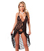 Rimba Amorable by Rimba - Negligee met String - Zwart