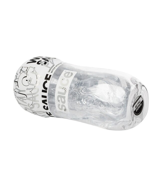 Sauce - Witte Sauce Cup - Masturbatorhuls - Transparant
