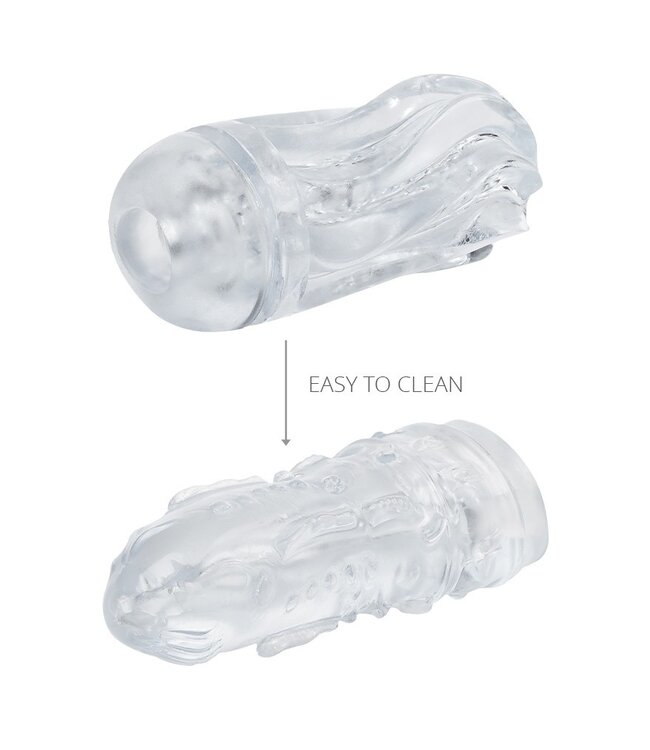 Sauce - Witte Sauce Cup - Masturbatorhuls - Transparant