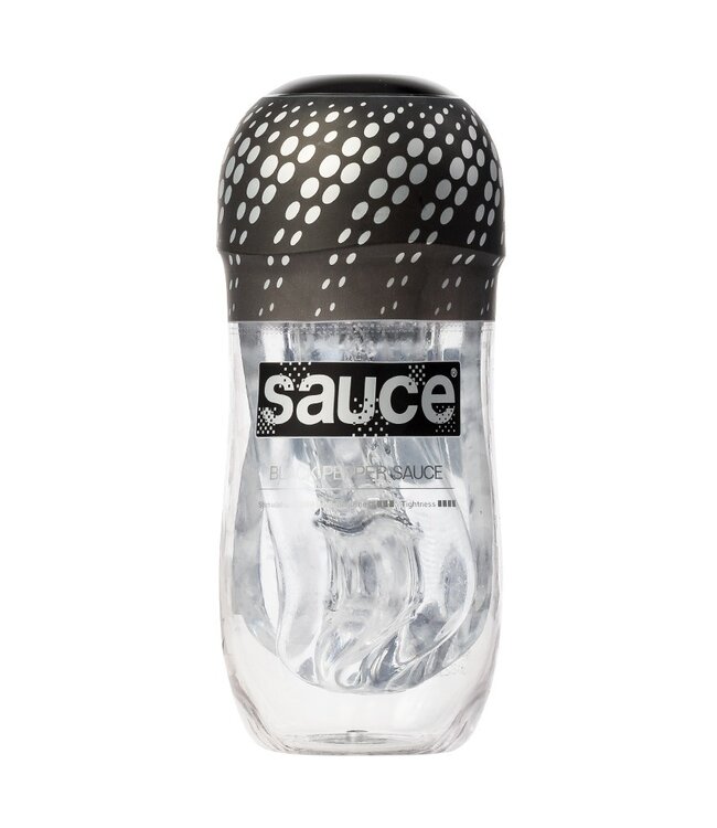 Sauce - Zwarte Peper Sauce Cup - Masturbatorhuls - Transparant