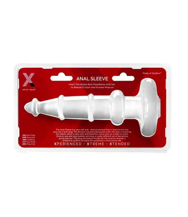 Anal Sleeve Plug - Penis Sleeve and Butt Plug - 7 / 18 cm