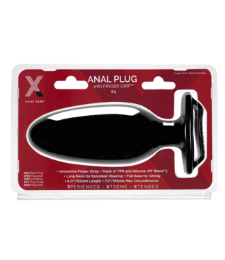 PerfectFitBrand Finger Grip Plug #4L - Butt Plug with Finger Grip
