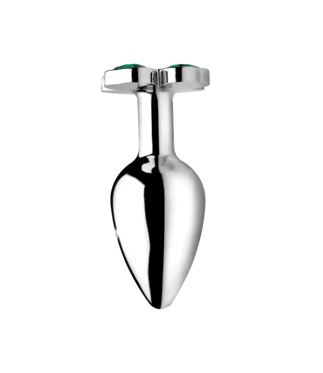 Lucky Clover Gem - Butt Plug With Vibrating Ring