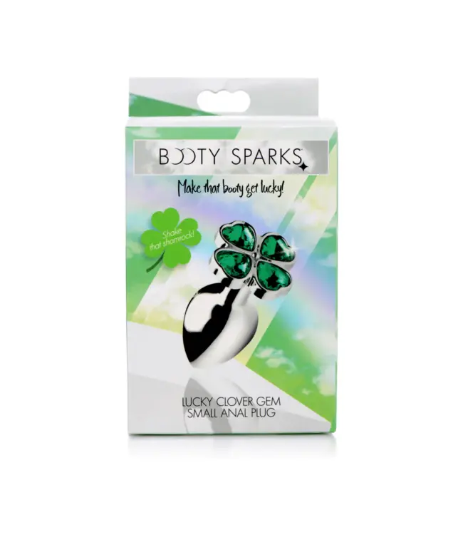 Lucky Clover Gem - Butt Plug With Vibrating Ring