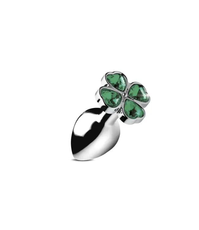 Lucky Clover Gem - Butt Plug With Vibrating Ring