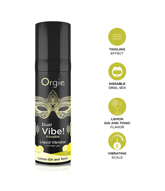 Orgie - Dual Vibe Liquid Vibrator Lemon Gin & Tonic