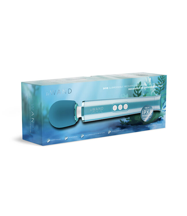 Le Wand - Dive Submersible Rechargable Vibrating Massager Blue