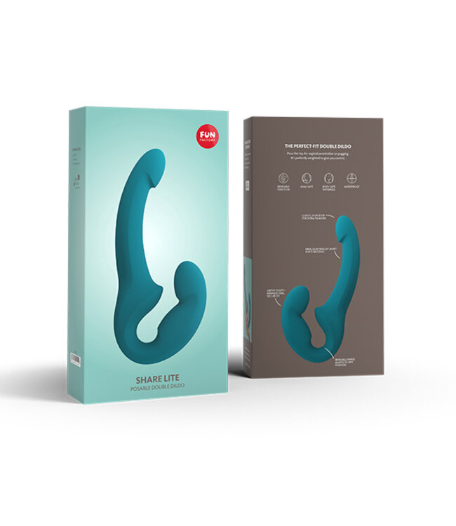 Fun Factory - Share Lite Double Dildo Deep Sea Blue