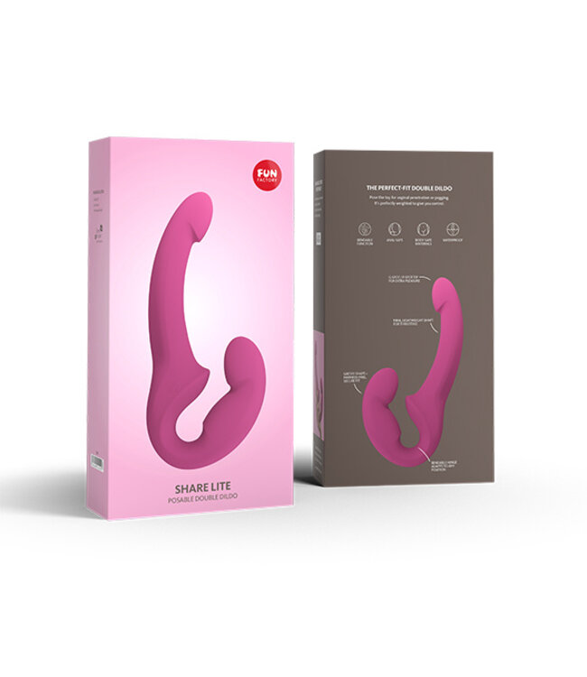 Fun Factory - Share Lite Double Dildo Blackberry