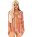 Leg Avenue Zigzag multicolour mini dress