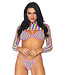 Leg Avenue Rainbow top, string & crop top
