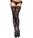 Leg Avenue Stay Up Of Floral Lace