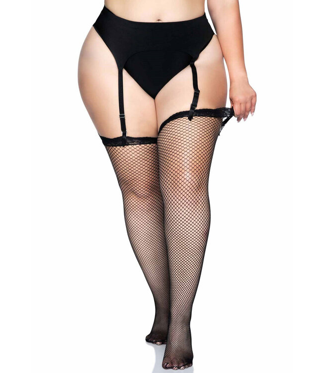 Leg Avenue Plus Size Fishnet Stockings