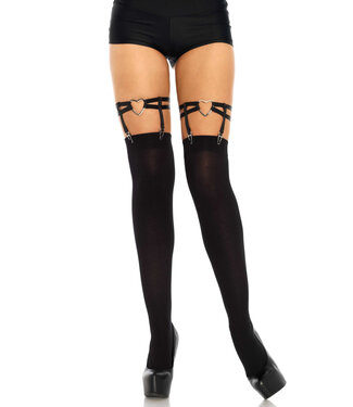 Leg Avenue Dual Strap Heart Garters